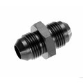 Redhorse FITTINGS 04 AN Male Union Straight Without ORing Aluminum Black Single 815-04-2